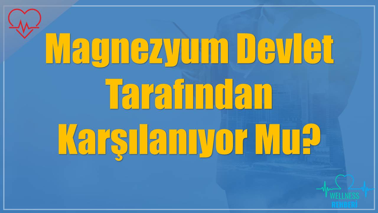 Magnezyum Devlet Tarafından Karşılanıyor Mu?